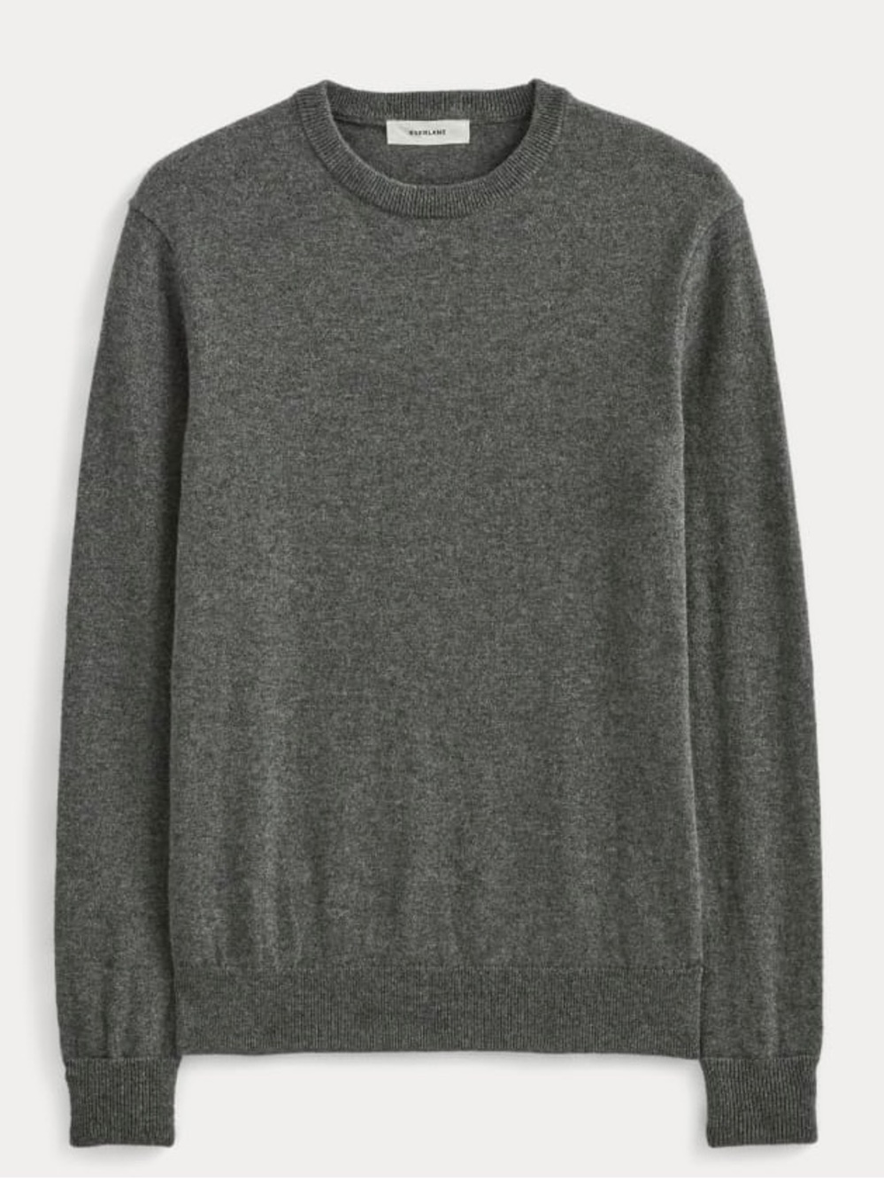 Everlane Cashmere Crew Neck Sweater Heather Gray Cashmere Recycled Size Small